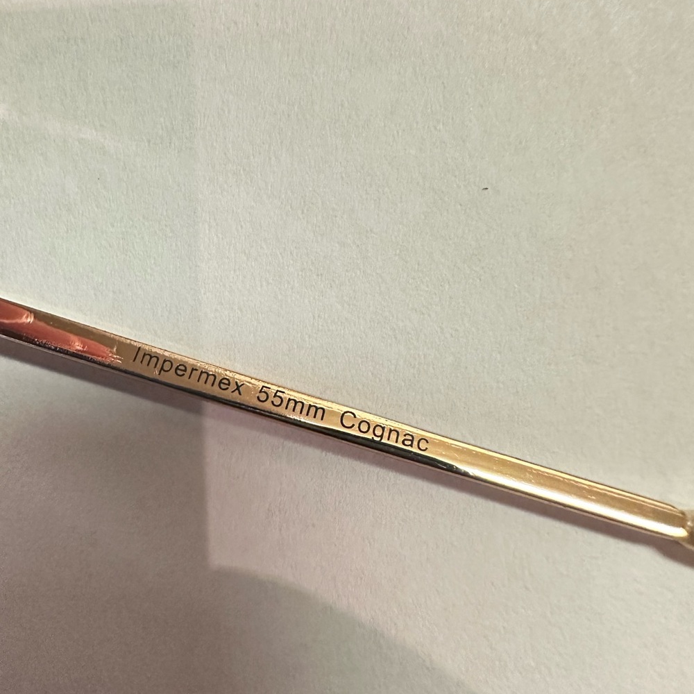 Burn Notice Shades Oliver peoples Victory 55 Michael Weston 523 Cognac Gold New - Picture 12 of 17